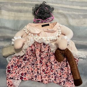 Old Lady Pet Costume Size Large